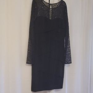 WHBM black dress 16